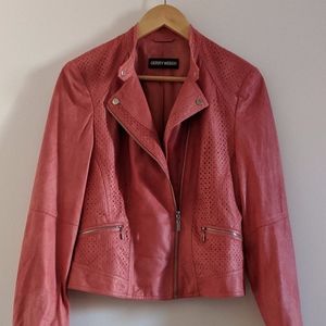 Vegan suede leather biker jacket Garry Weber 38